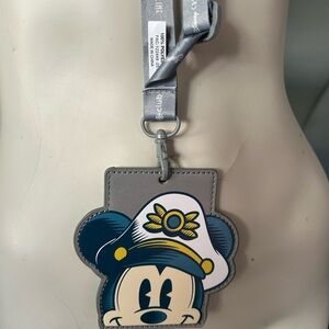 Disney Cruise Line DCL 25th Anniversary Platinum Lanyard Castaway Club Mickey